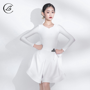 乐雅池2025新款拉丁舞比赛服儿童女练功服女童标服舞蹈服演出服