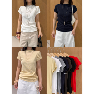 T恤5588 兰精天丝莫代尔8色小圆领高质感短袖 认准原创正品 LIMO