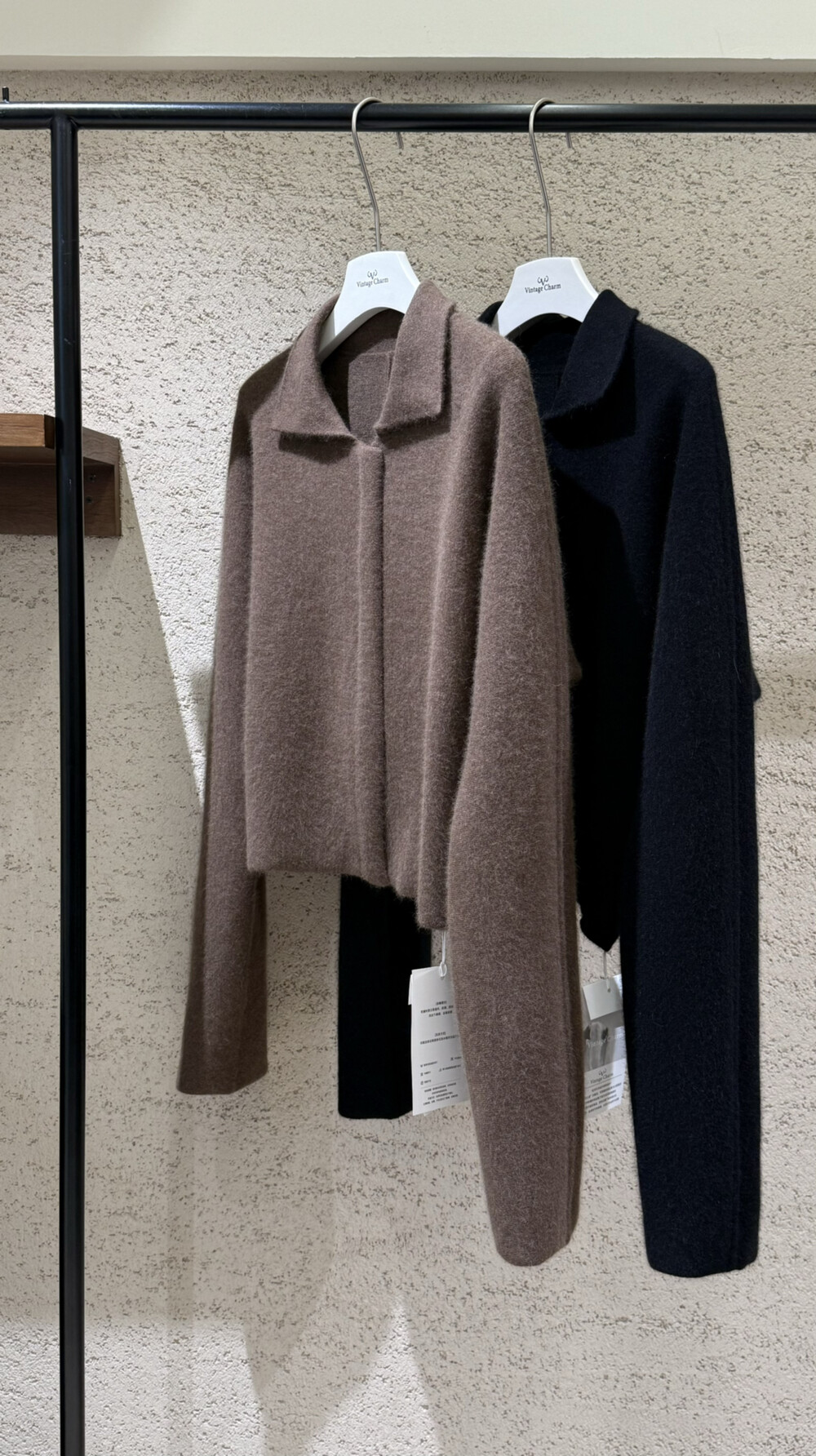 【静奢系列】Vintage Charm极简轻奢澳洲羊毛开衫0923#