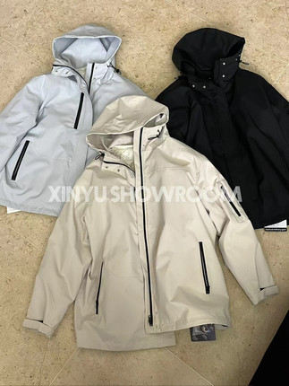 XINYU正品杜邦三防机能风压胶冲锋衣外套女户外运动夹克4221