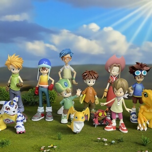 数码宝贝周边手办盲盒迪路兽巴达兽桌面摆件装饰创意送男生日礼物