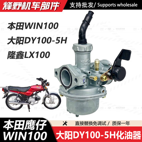大阳DY100-5H摩托车化油器PZ22