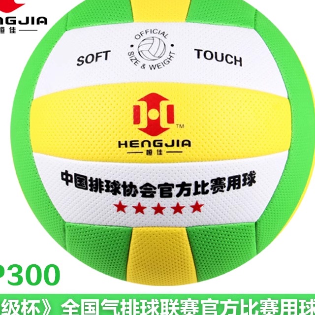 恒佳气排球JH100老年体协学校轻软充气不伤手包邮送气筒正规票据
