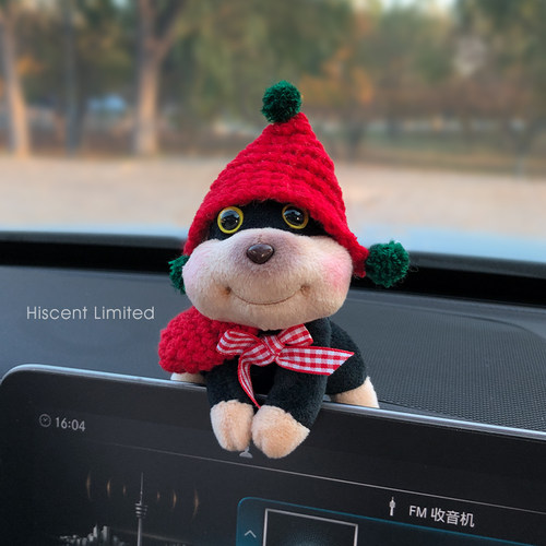 可爱蜜蜂狗汽车摆件屏幕装饰