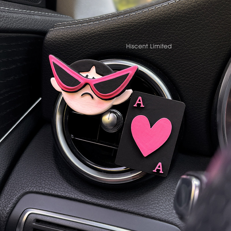 芭比粉飞天小女警车载香薰香水汽车空调出风口装饰车内摆件扩香石,汽车用品/电子/清洗/改装,汽车香水香薰,淘宝优惠券,粉丝福利购,淘宝优惠卷