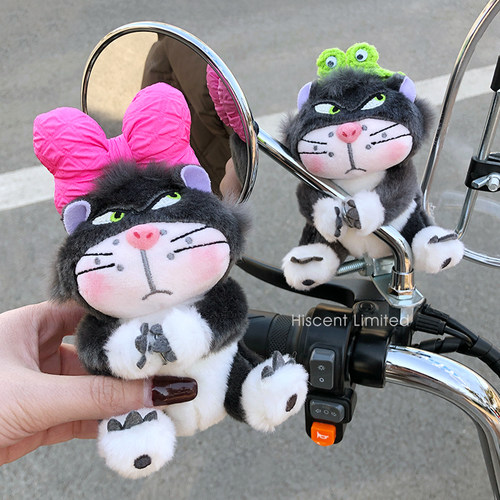 【防盗】路西法猫咪电动车装饰