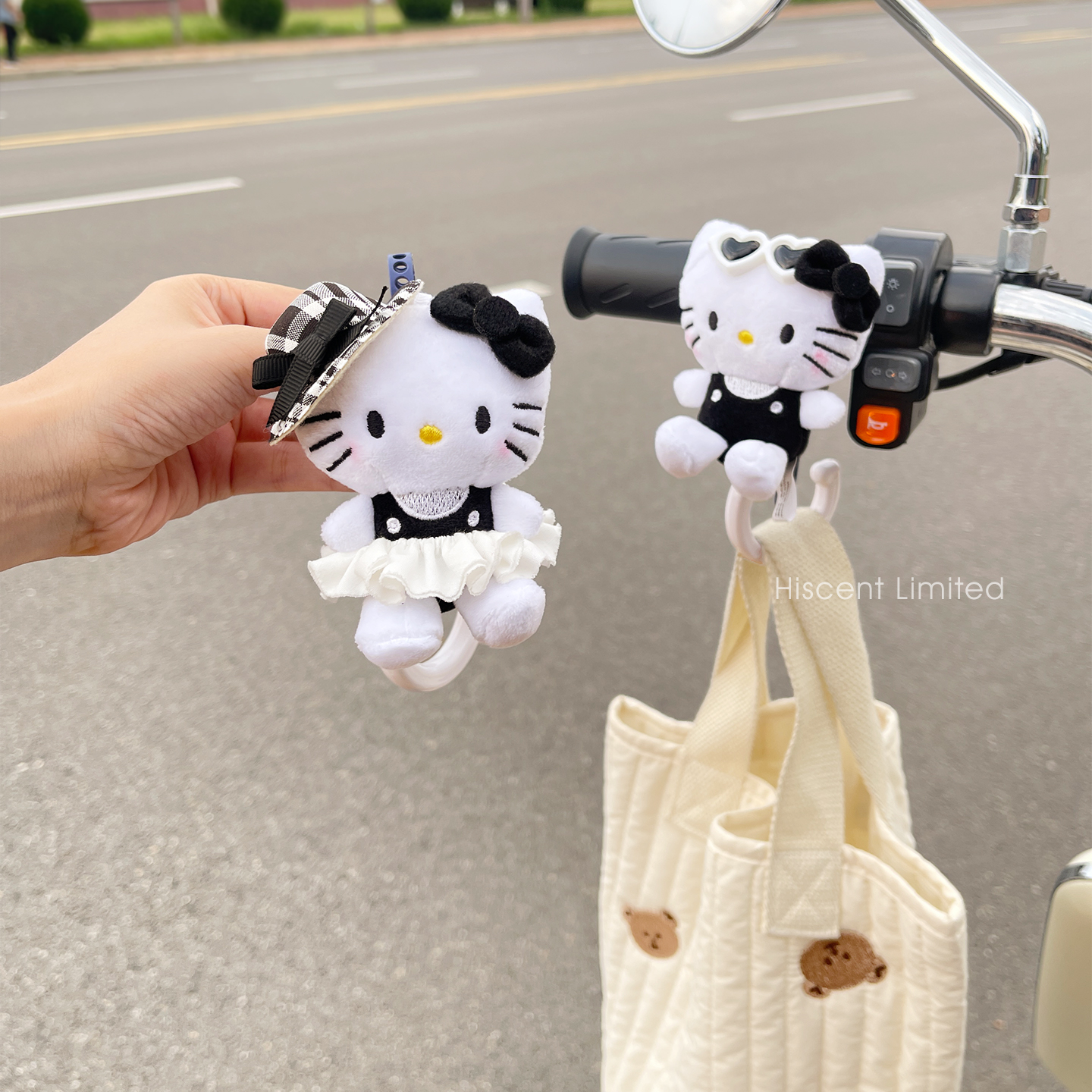 创意KT猫电动车强力承重挂钩通用