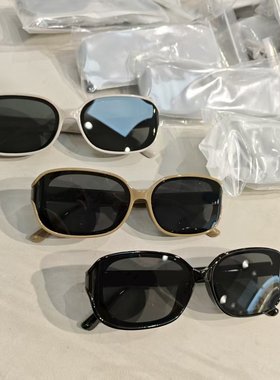 韩版高品质尼龙猫眼眼睛墨镜素颜潮质感平镜女网红款防紫外线小款