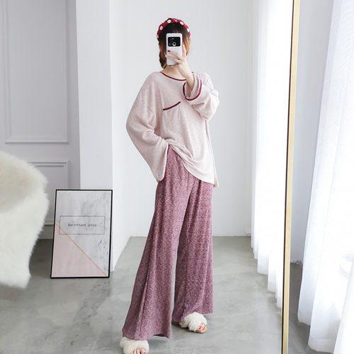 加肥睡衣加肥春秋冬宽松胖睡衣