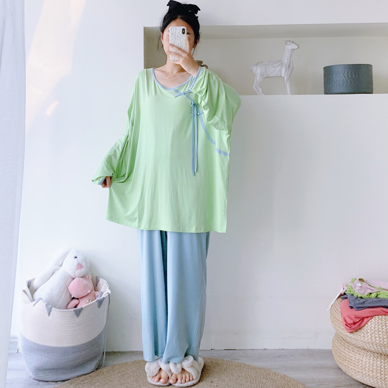 女莫代尔新中式家居服睡衣