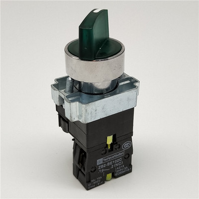 XB2-BK2361C BK2462C BE101C二档三挡带灯自锁选择旋转钮开关22mm