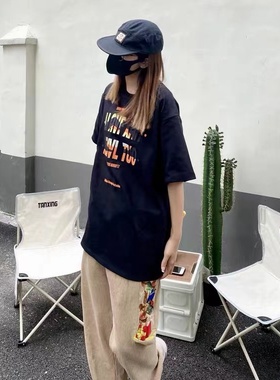 DOUBLET 井野江之 日系刺绣情侣宽松休闲纯棉短袖T恤TEE