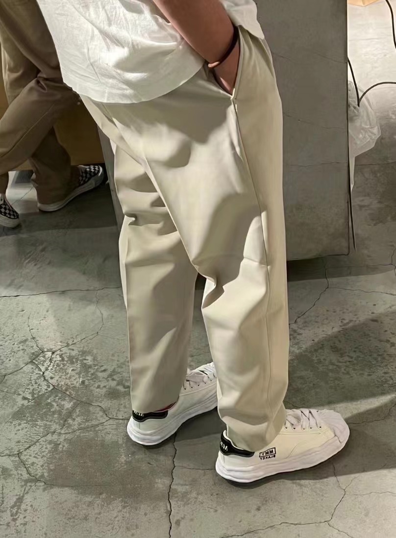 N.H纯色垂感西裤休闲长裤