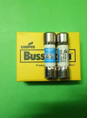 SC-20 Time Delay延时熔断器10X36 美国BUSSMANN 正品 20A600VAC