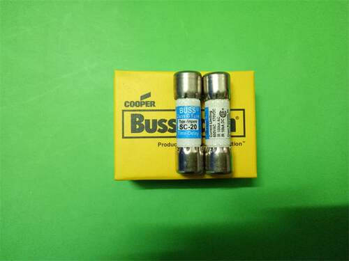 SC-20 Time Delay延时熔断器10X36 美国BUSSMANN 正品 20A600VAC