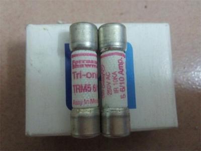 TRM 6 保险丝熔断器10X38陶瓷 Tri-onic Ferraz法国罗兰正品 6A