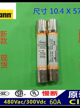 SC-60 正品 BUSS Time-Delay延时保延时险丝熔断器60A480VAC新款