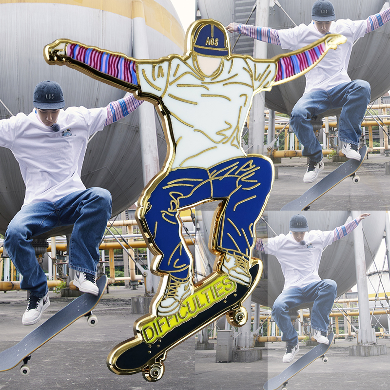 王一博周边金属徽章胸针礼物