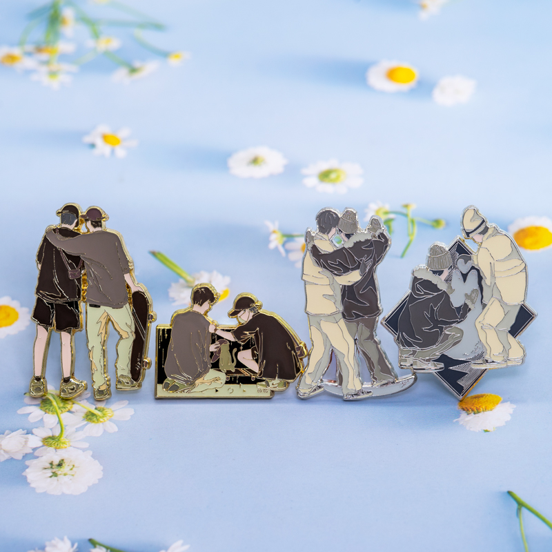 博君一肖夜光金属徽章发带礼物