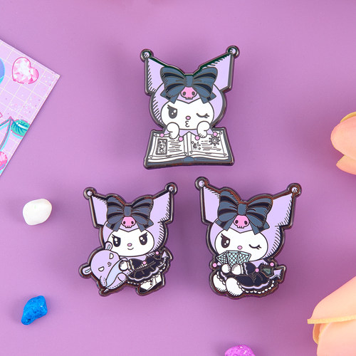 库洛米金属徽章潮玩冰箱贴礼物