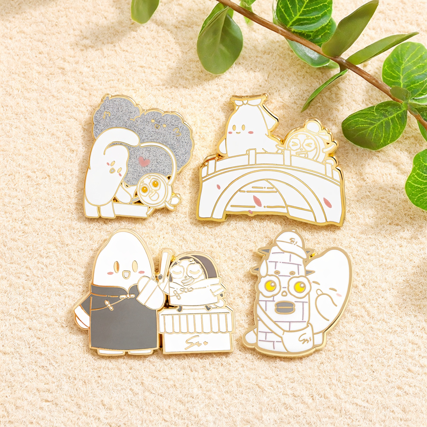 周深生米演唱会纪念徽章挂件礼物