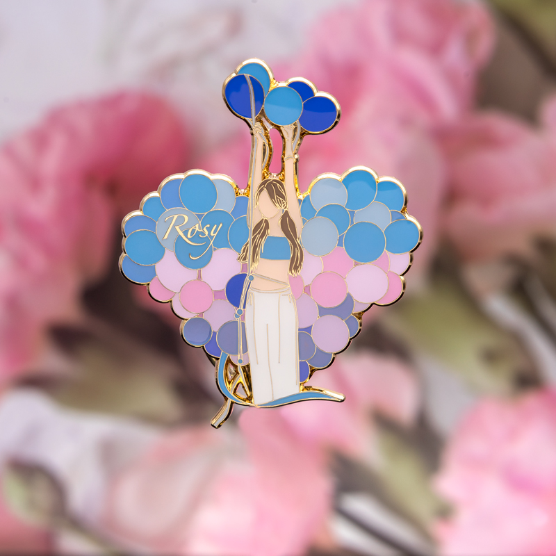 赵露思一露星晴金属徽章潮玩礼物