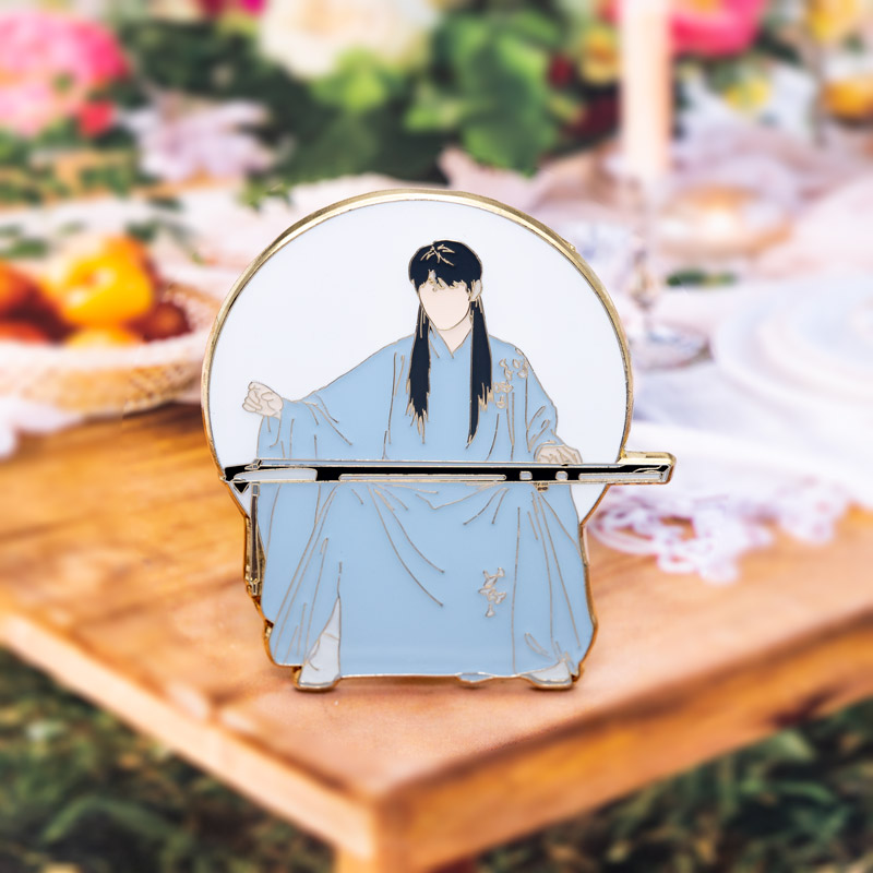 丁程鑫周边醉夜光金属徽章