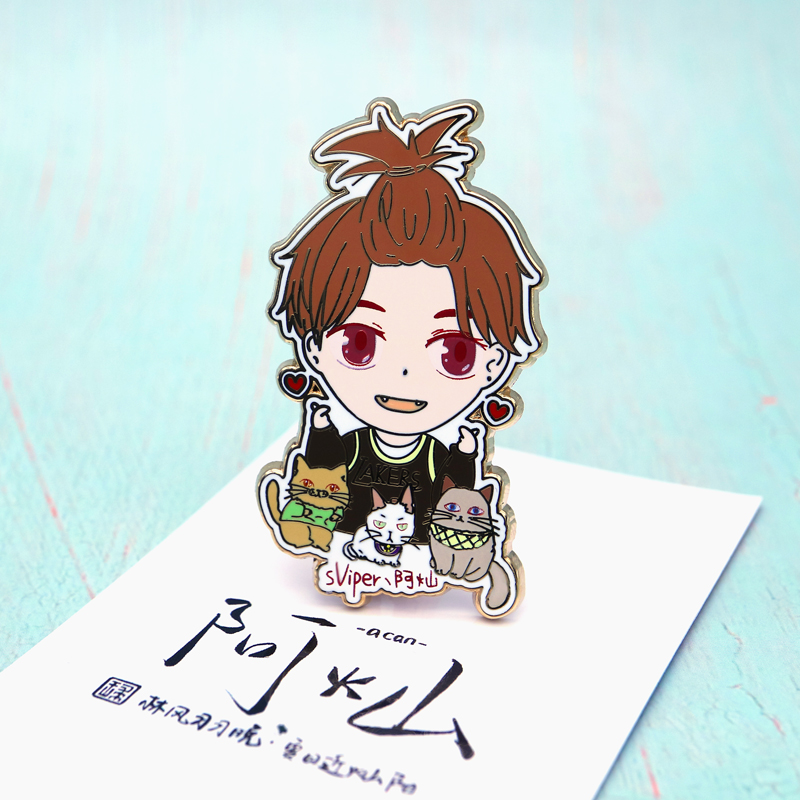 idolpins王者荣耀潮玩徽章礼物