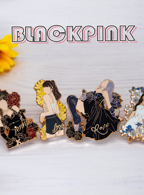 Blackpink周边金属徽章金智秀金智妮朴彩英LISA同款挂件生日礼物