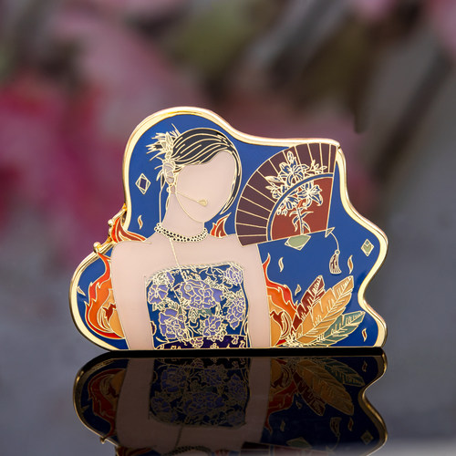 IDLE赵美延火花金属徽章礼物