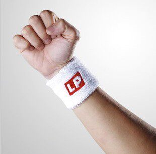 LP现货 662羽毛球网球健身运动护手腕吸汗带毛巾护腕护具2只装