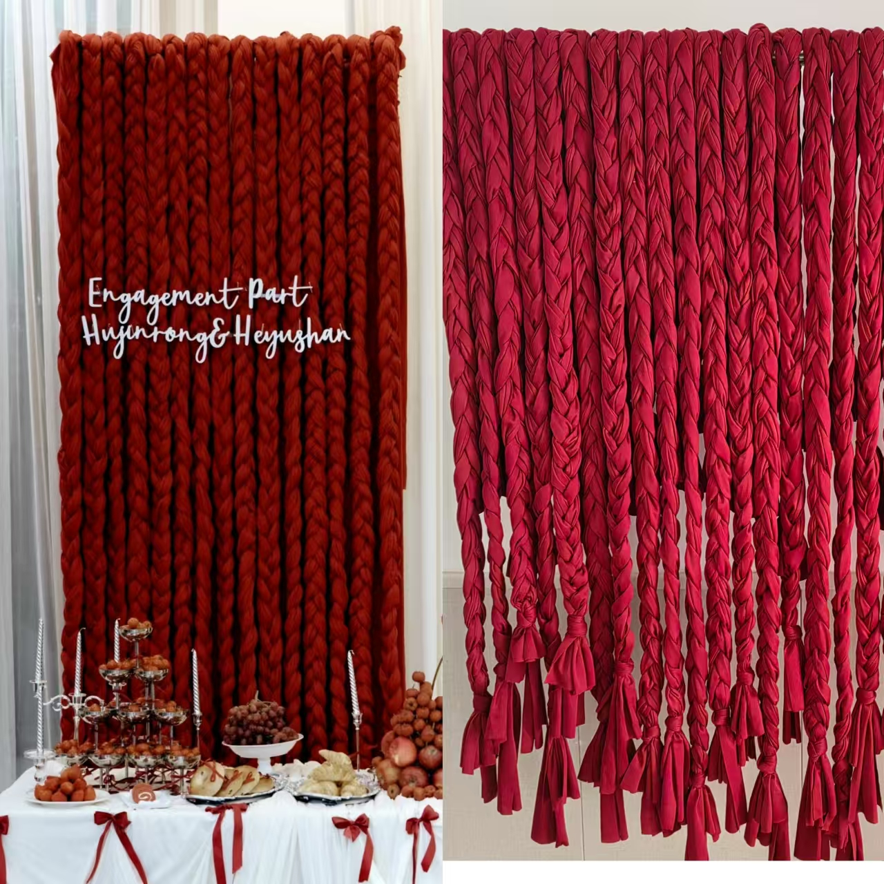 婚庆公主辩麻花辫牛奶丝