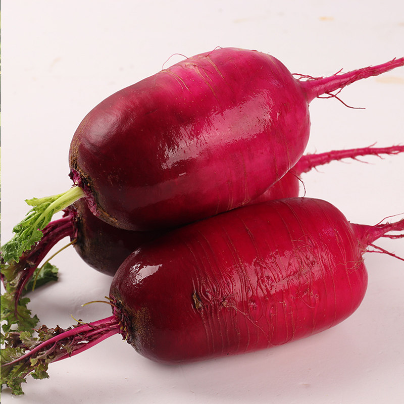 紫色水果萝卜种子凤梨种孑大红甜脆多汁秋季农家沙拉红肉红皮种籽
