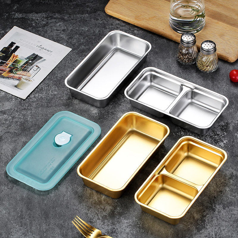 304不锈钢保鲜盒 韩式饭盒便当盒收纳盒长方形食品泡菜菜酱料小盒,餐饮具,保鲜盒,淘宝优惠券,粉丝福利购,淘宝优惠卷