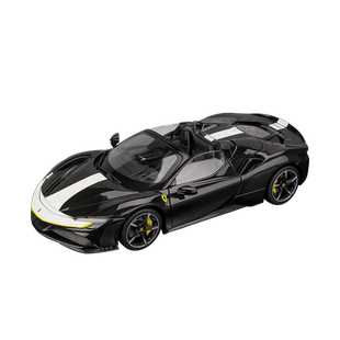 比美高车模1:18法拉利sf90特别版超跑敞篷汽车模型限量版合金车模