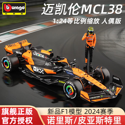 比美高124迈凯伦F1人偶版迈阿密