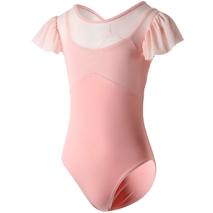 云彩朵朵新款儿童舞蹈练功服女童体操服芭蕾体服中国舞芭蕾舞裙女