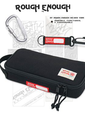 Rough Enough多功能大容量笔袋女生高颜值ins个性学生考试文具袋