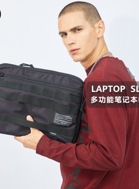 RGH 男士14英寸笔记本电脑包苹果mac平板ipad收纳包商务办公文包手拿包联想苹果华为mate平板电脑包防水减震
