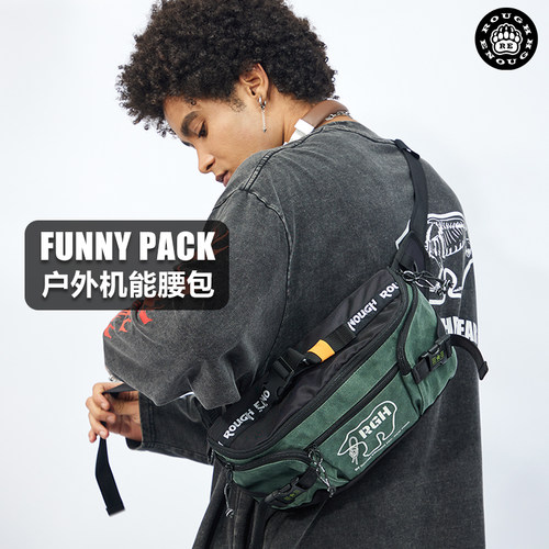 RGH美式复古斜挎包户外机能腰包