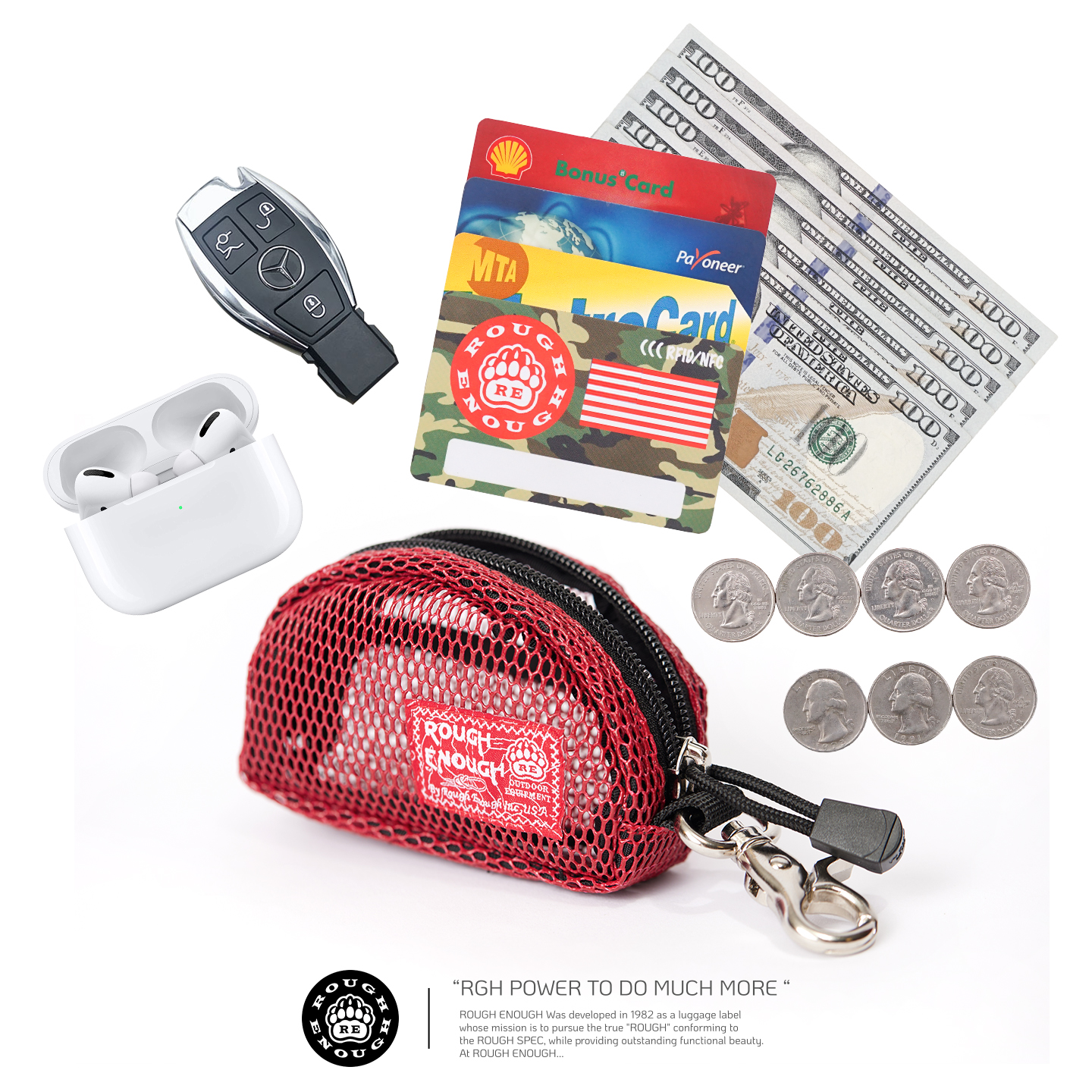 RGH多功能迷你小挂包钥匙零钱包