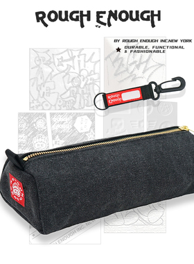 RGH 防水笔袋文具袋帆布美式大容量学生大容量男多功能收纳铅笔盒