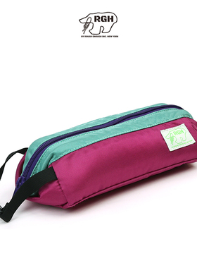 RGH 防水笔袋大容量简约撞色文具袋女学生高颜值铅笔盒多功能收纳