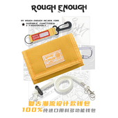 RGH 防盗刷帆布钱包女户外零钱包多功能多卡位学生折叠旅游小卡包