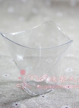 CH29透明三角杯/提拉米苏杯/布丁杯/慕斯杯/果冻杯/木糠杯50个