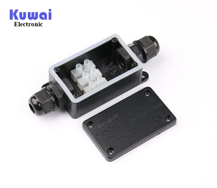 户外防水接线盒一进一出室外密封