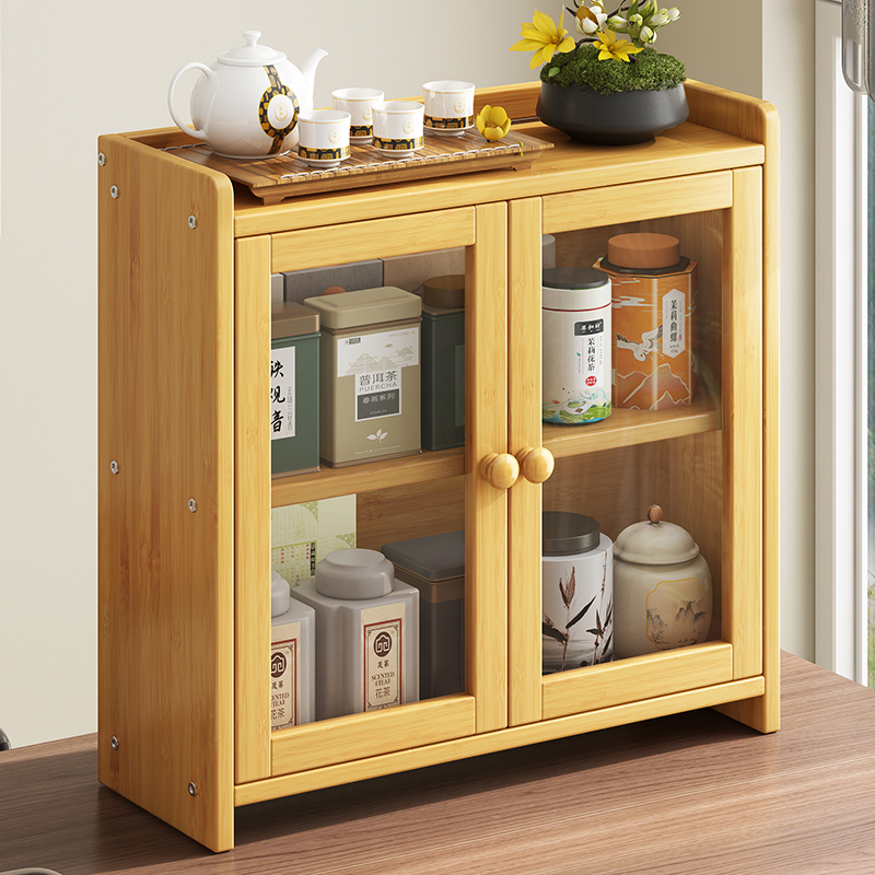 桌面博古架装饰品摆件茶叶展示柜小型茶室桌上茶具功夫茶杯收纳柜