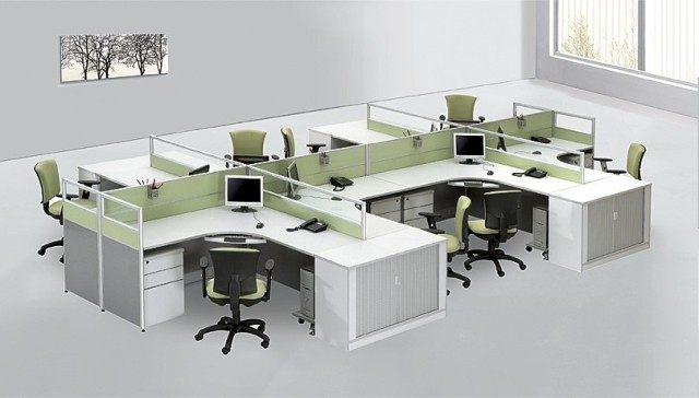 办公家具办公桌屏风隔断卡位员工组合工作位卡座简约时尚电脑桌子