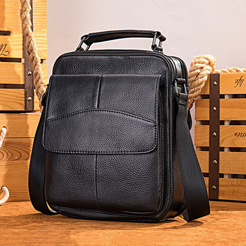 2024年新款荔枝纹真皮包斜挎包多功能男士单肩包头层牛皮男包,箱包皮具/热销女包/男包,男士包袋,淘宝优惠券,粉丝福利购,淘宝优惠卷