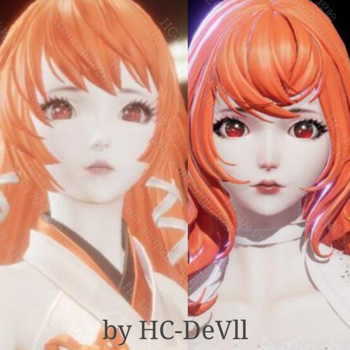 【hc-devil】龙族幻想手游捏脸 女 成女 1比1 绘梨衣 甜美可爱